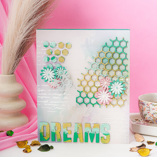 Dream Rise- Mixed Media Texture Art Wall Décor