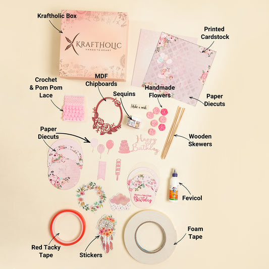 Happy Picks– Cake Topper DIY Kit (Make 3 Unique Toppers)