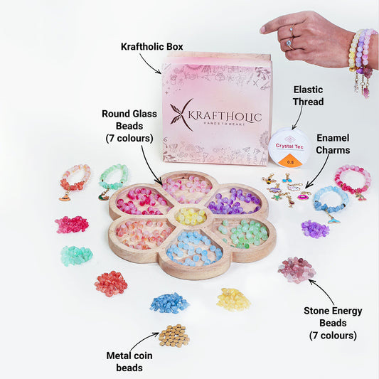 Bestie Bling – Bracelet Making DIY Kit (Set of 7)