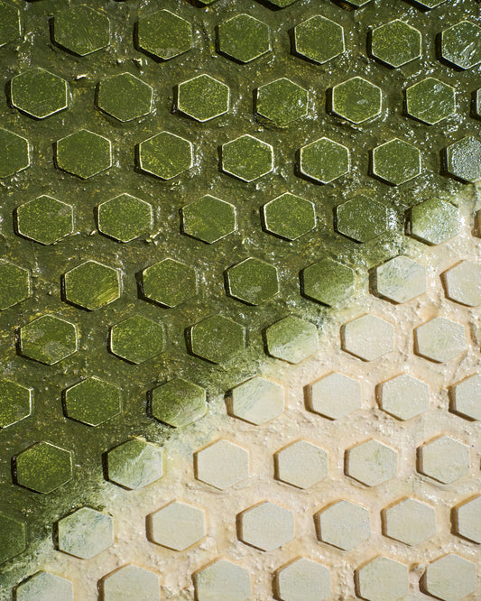 Textured Hive- Handmade Geometric Texture Wall Art