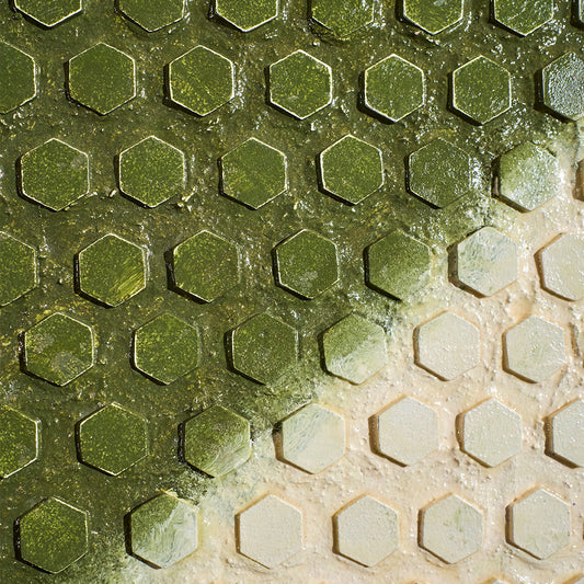 Textured Hive- Handmade Geometric Texture Wall Art