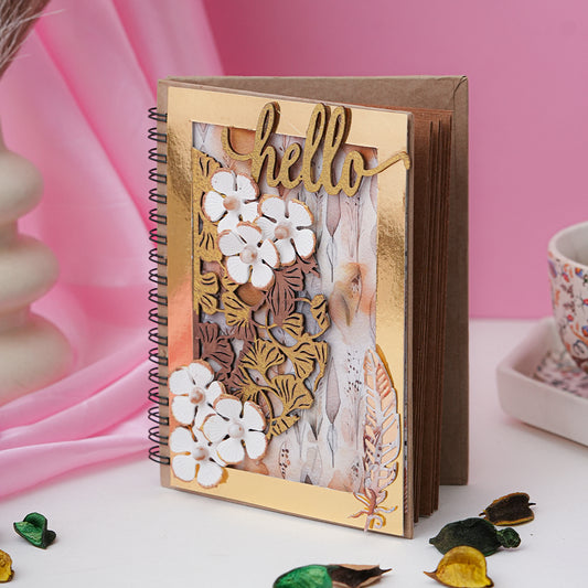 Hello Journal – Handmade Memory Photobook Album (4x6 Inch)