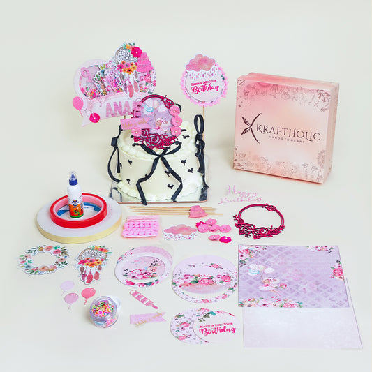 Happy Picks– Cake Topper DIY Kit (Make 3 Unique Toppers)