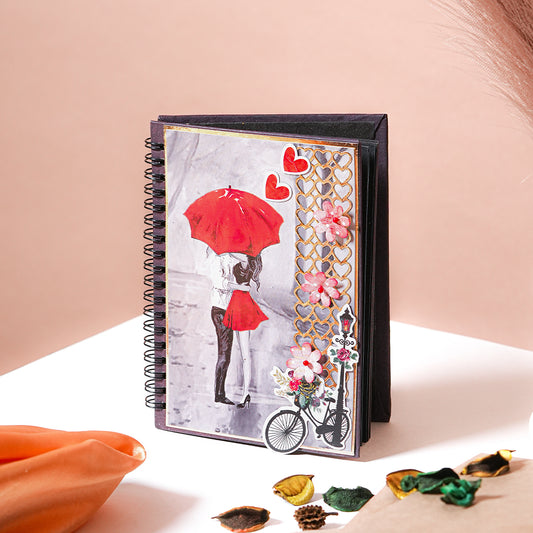 Red Romance – Handmade Couple Photobook Album (4x6 Inch)