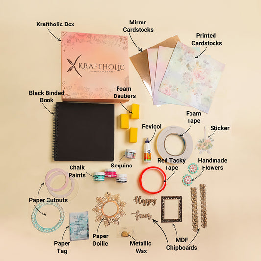 Cherie Forever – Mixed Media Art DIY Kit (8x8 inch Photobook)