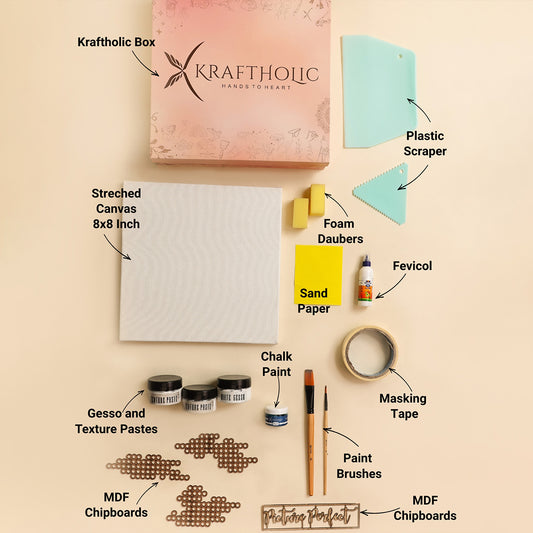 Pearl Drift- Texture Art DIY Kit – Bold, Blue & Beautiful