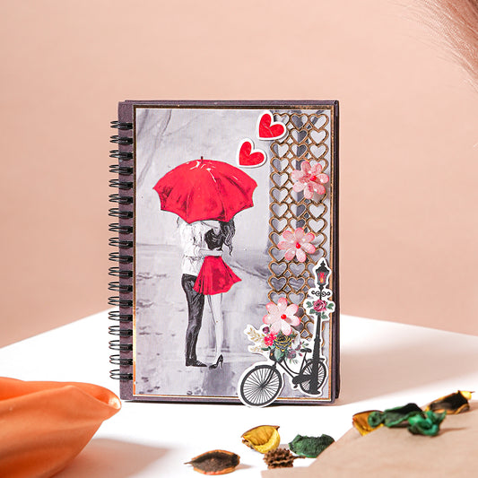 Red Romance – Handmade Couple Photobook Album (4x6 Inch)