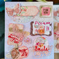Smiley Dreams -Embossed Handmade Stickers