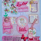 Candied Memories -Embossed Handmade Stickers