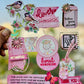 Candied Memories -Embossed Handmade Stickers